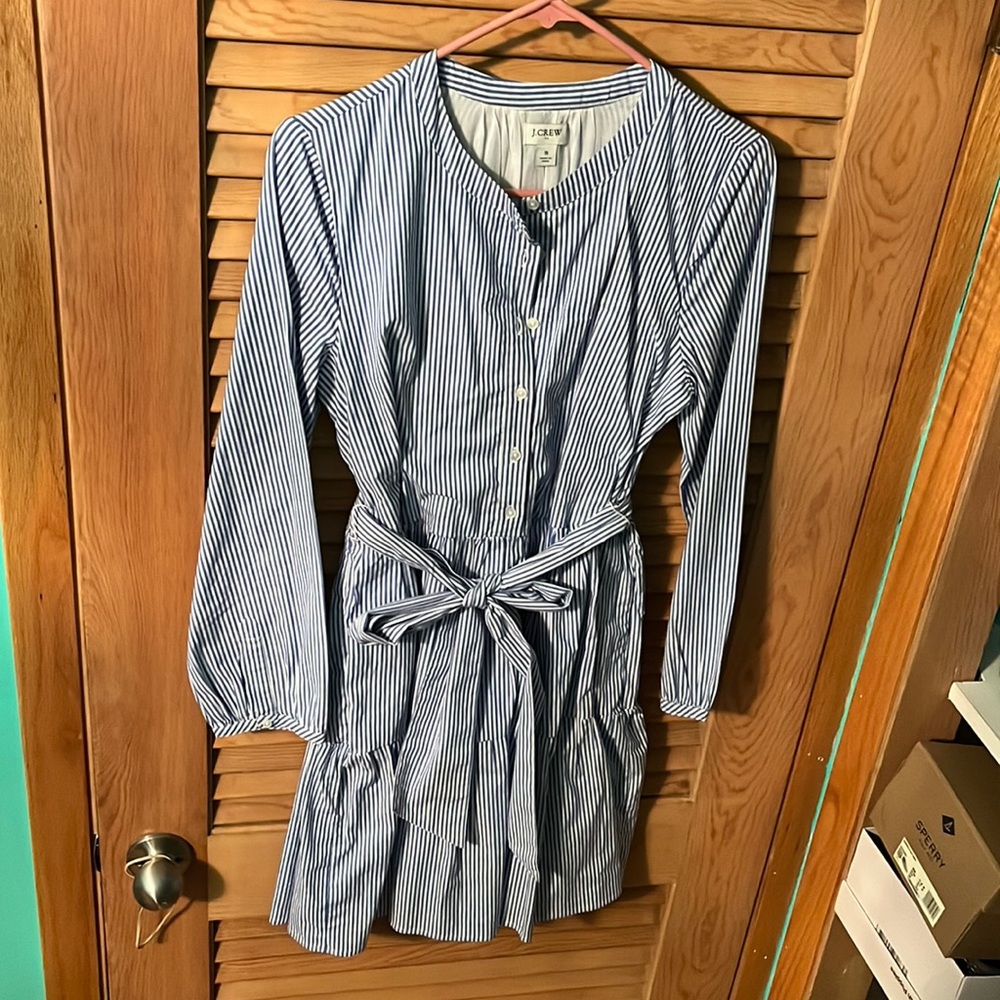 Jcrew striped dress